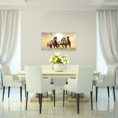 Wandbilder Wohnzimmer XXL Pferde Moderne Bilder Tiere